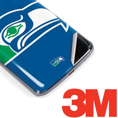 NFL Seattle Seahawks Retro Logo Moto E5 Plus Skin
