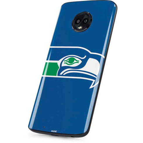 NFL Seattle Seahawks Retro Logo Moto G6 Skin