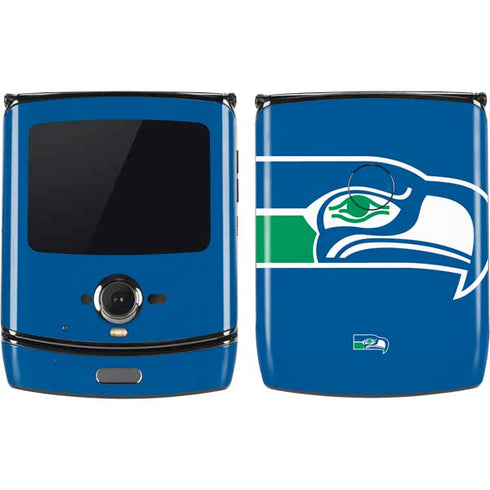 NFL Seattle Seahawks Retro Logo Motorola RAZR Skin