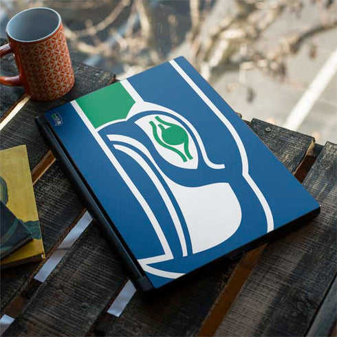 NFL Seattle Seahawks Retro Logo MSI GS65 Stealth Laptop Skin