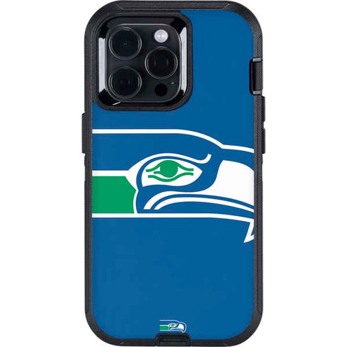 NFL Seattle Seahawks Retro Logo Otterbox Defender iPhone Skin