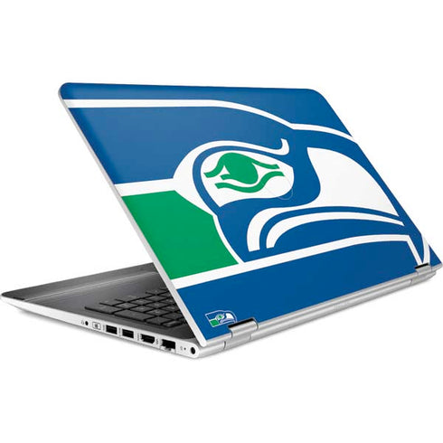 NFL Seattle Seahawks Retro Logo HP Pavilion Skin