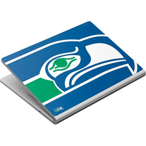 NFL Seattle Seahawks Retro Logo Surface Book Skin