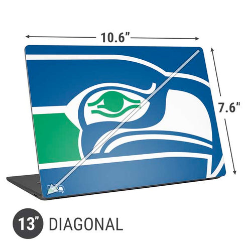 NFL Seattle Seahawks Retro Logo Universal Laptop 13in (10.6 x 7.6in) Skin