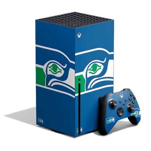 NFL Seattle Seahawks Retro Logo Xbox Series X Bundle Skin