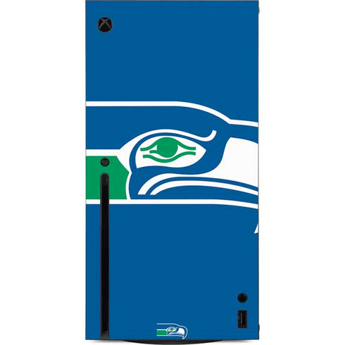 NFL Seattle Seahawks Retro Logo Xbox Series X Console Skin