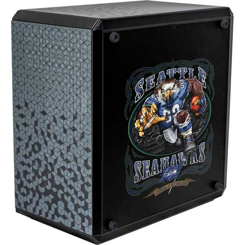 Liquid Blue NFL Seattle Seahawks Running Back Cooler Master MasterBox Q300L Mini Tower Skin