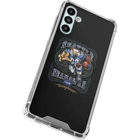 Liquid Blue NFL Seattle Seahawks Running Back Galaxy A13 5G Clear Case