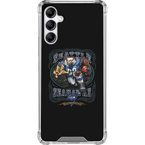 Liquid Blue NFL Seattle Seahawks Running Back Galaxy A14 5G Clear Case