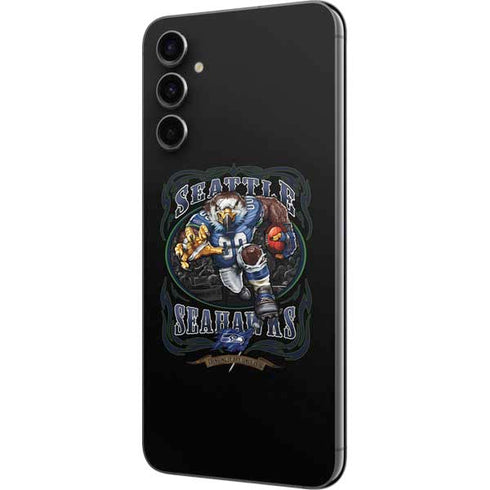 Liquid Blue NFL Seattle Seahawks Running Back Galaxy A14 5G Skin