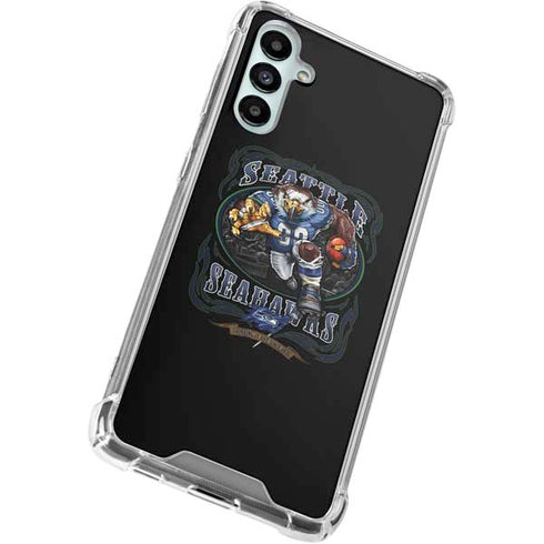 Liquid Blue NFL Seattle Seahawks Running Back Galaxy A15 5G Clear Case