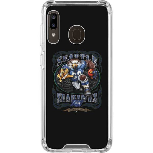 Liquid Blue NFL Seattle Seahawks Running Back Galaxy A30 Clear Case