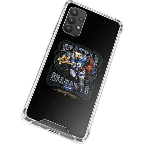 Liquid Blue NFL Seattle Seahawks Running Back Galaxy A32 5G Clear Case