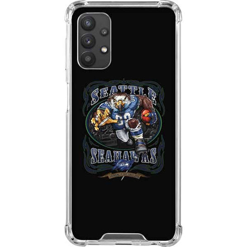 Liquid Blue NFL Seattle Seahawks Running Back Galaxy A32 5G Clear Case
