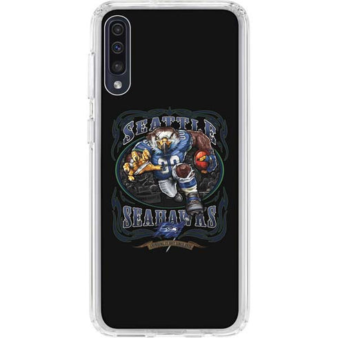 Liquid Blue NFL Seattle Seahawks Running Back Galaxy A50 Clear Case