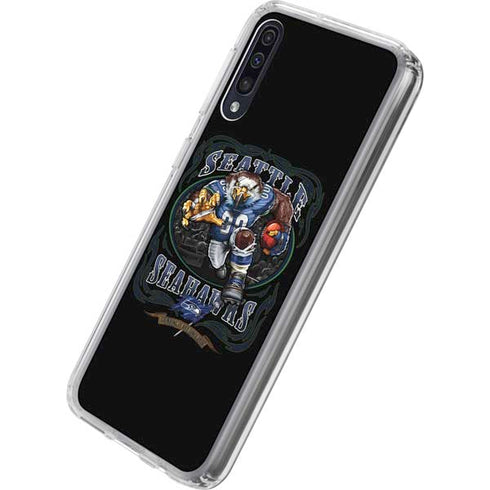 Liquid Blue NFL Seattle Seahawks Running Back Galaxy A50 Clear Case