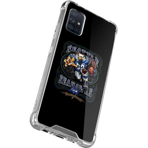 Liquid Blue NFL Seattle Seahawks Running Back Galaxy A51 5G Clear Case