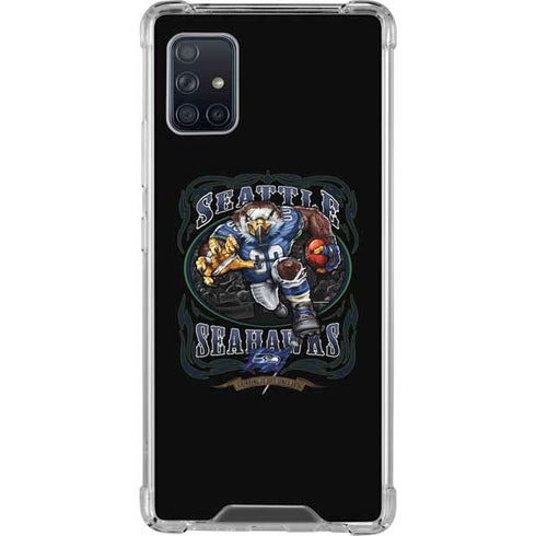 Liquid Blue NFL Seattle Seahawks Running Back Galaxy A51 5G Clear Case