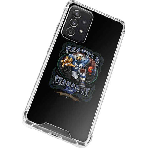 Liquid Blue NFL Seattle Seahawks Running Back Galaxy A52 5G Clear Case