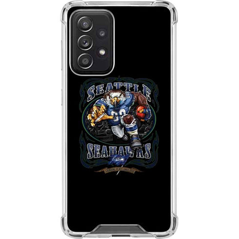 Liquid Blue NFL Seattle Seahawks Running Back Galaxy A52 5G Clear Case