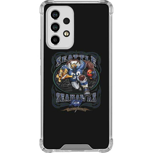 Liquid Blue NFL Seattle Seahawks Running Back Galaxy A53 5G Clear Case