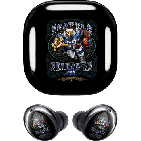 Liquid Blue NFL Seattle Seahawks Running Back Galaxy Buds Pro Skin