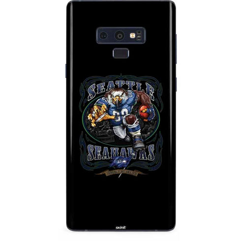 Liquid Blue NFL Seattle Seahawks Running Back Galaxy Note 9 Skin