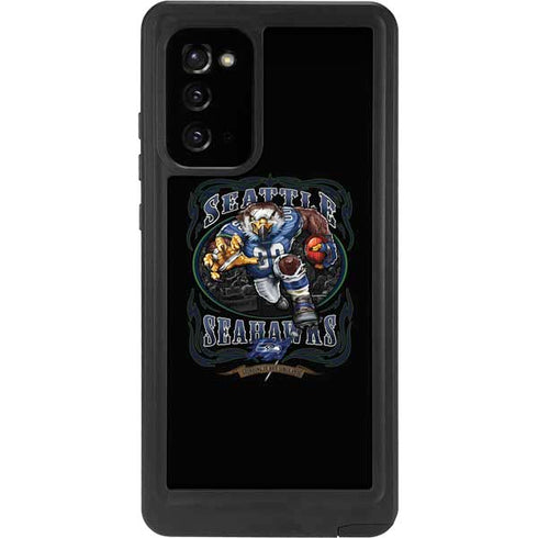 Liquid Blue NFL Seattle Seahawks Running Back Galaxy Note20 5G Waterproof Case