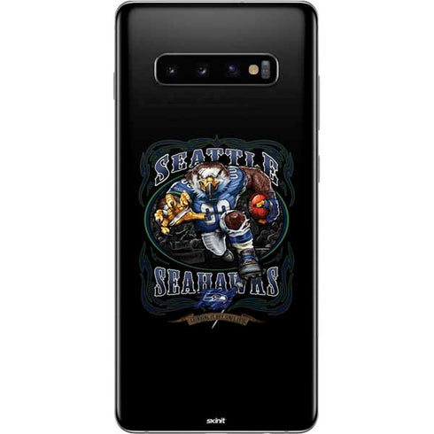 Liquid Blue NFL Seattle Seahawks Running Back Galaxy S10 Plus Skin