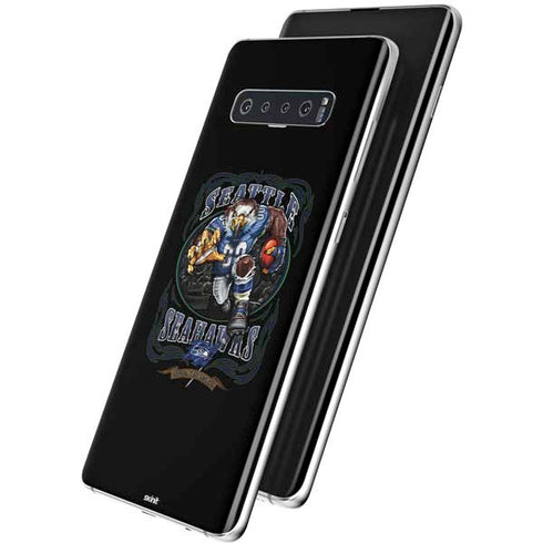 Liquid Blue NFL Seattle Seahawks Running Back Galaxy S10 Plus Skin