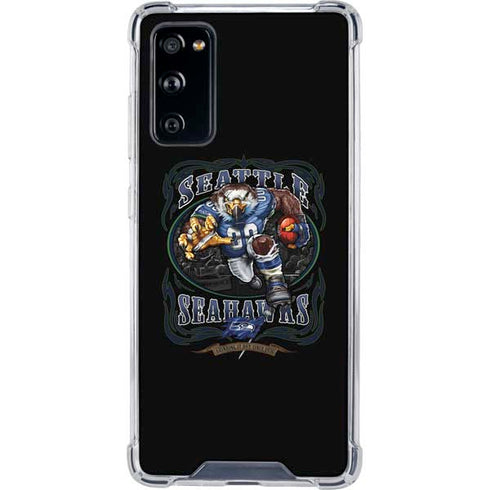 Liquid Blue NFL Seattle Seahawks Running Back Galaxy S20 FE Clear Case
