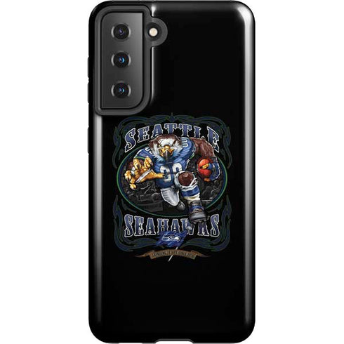 Liquid Blue NFL Seattle Seahawks Running Back Galaxy S21 5G Pro Case