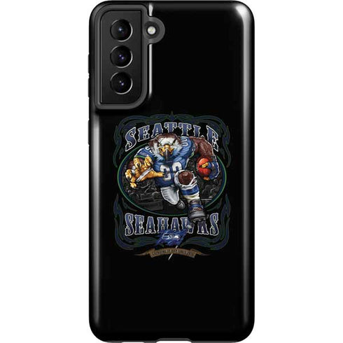 Liquid Blue NFL Seattle Seahawks Running Back Galaxy S21 FE Pro Case