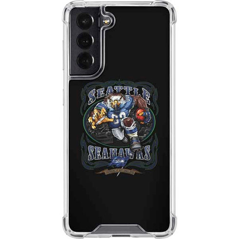 Liquid Blue NFL Seattle Seahawks Running Back Galaxy S22 Clear Case