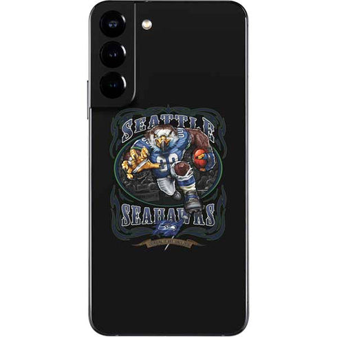Liquid Blue NFL Seattle Seahawks Running Back Galaxy S22 Plus Skin