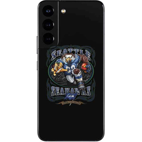 Liquid Blue NFL Seattle Seahawks Running Back Galaxy S22 Skin