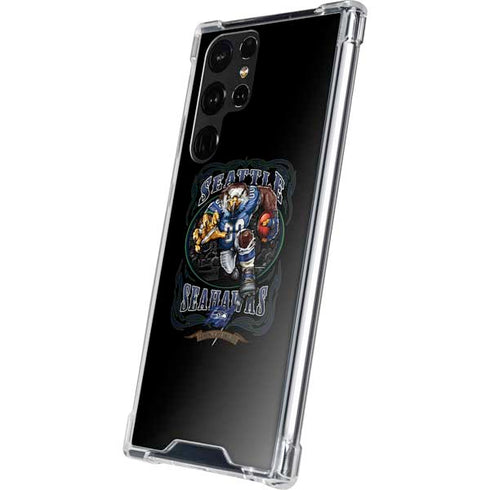 Liquid Blue NFL Seattle Seahawks Running Back Galaxy S22 Ultra Clear Case