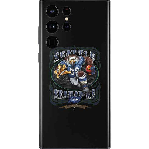 Liquid Blue NFL Seattle Seahawks Running Back Galaxy S22 Ultra Skin