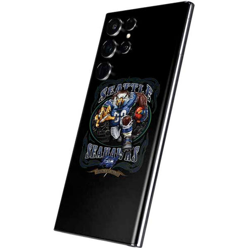 Liquid Blue NFL Seattle Seahawks Running Back Galaxy S22 Ultra Skin