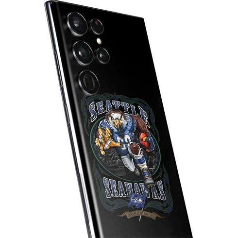 Liquid Blue NFL Seattle Seahawks Running Back Galaxy S22 Ultra Skin