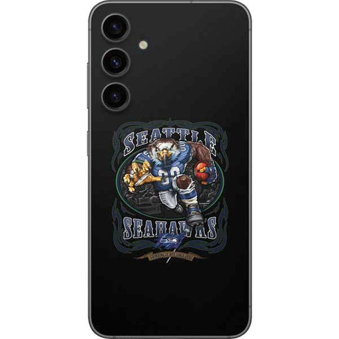 Liquid Blue NFL Seattle Seahawks Running Back Galaxy S23 FE Skin