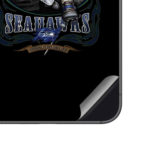 Liquid Blue NFL Seattle Seahawks Running Back Galaxy S23 FE Skin