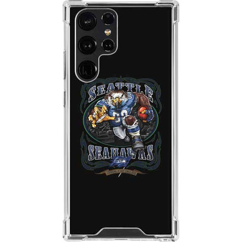 Liquid Blue NFL Seattle Seahawks Running Back Galaxy S24 Ultra Clear Case