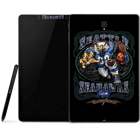 Liquid Blue NFL Seattle Seahawks Running Back Samsung Galaxy Tab Skin