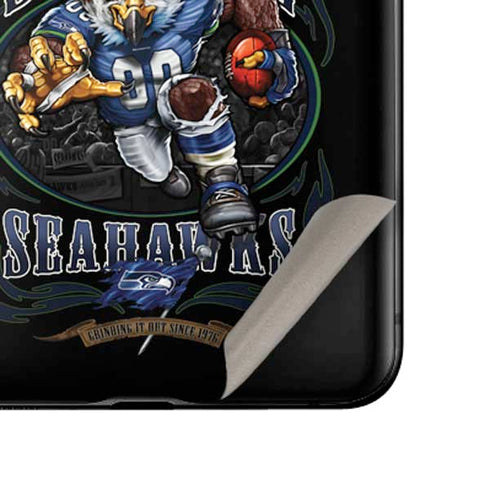 Liquid Blue NFL Seattle Seahawks Running Back Galaxy Z Flip Skin