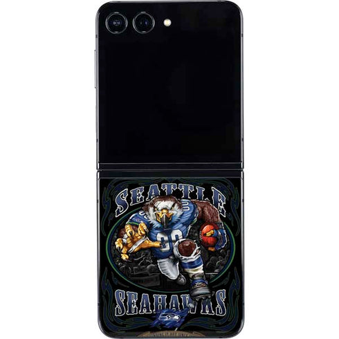 Liquid Blue NFL Seattle Seahawks Running Back Galaxy Z Flip5 5G Skin