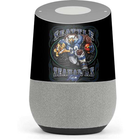 Liquid Blue NFL Seattle Seahawks Running Back Google Home Skin