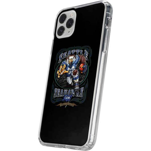 Liquid Blue NFL Seattle Seahawks Running Back iPhone 11 Pro Clear Case