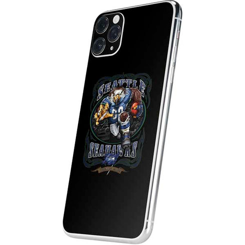 Liquid Blue NFL Seattle Seahawks Running Back iPhone 11 Pro Max Skin