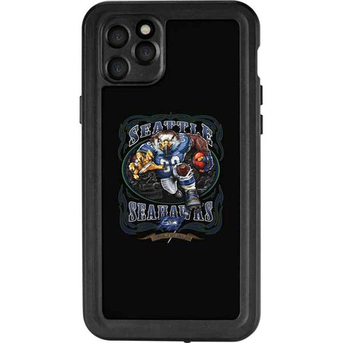 Liquid Blue NFL Seattle Seahawks Running Back iPhone 11 Pro Max Waterproof Case